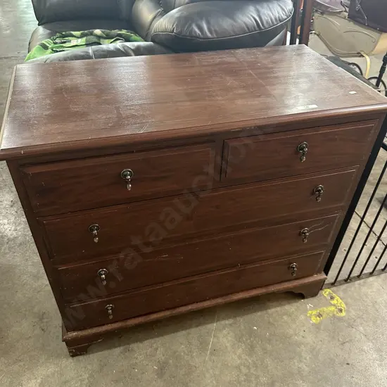 Solid dovetailed chest drawers