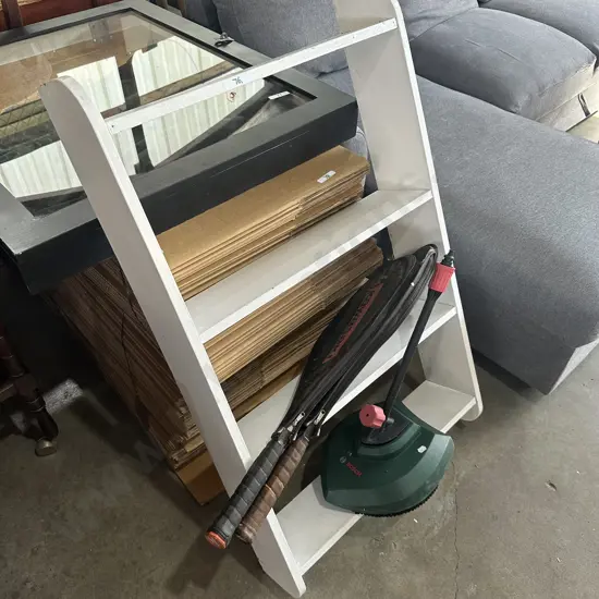 tennis racquets , attachment and shelf