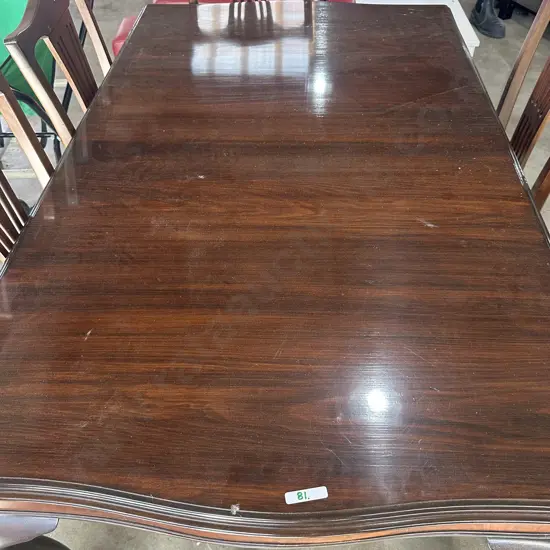 Claw & Ball Shereton Revival table and 6 chairs