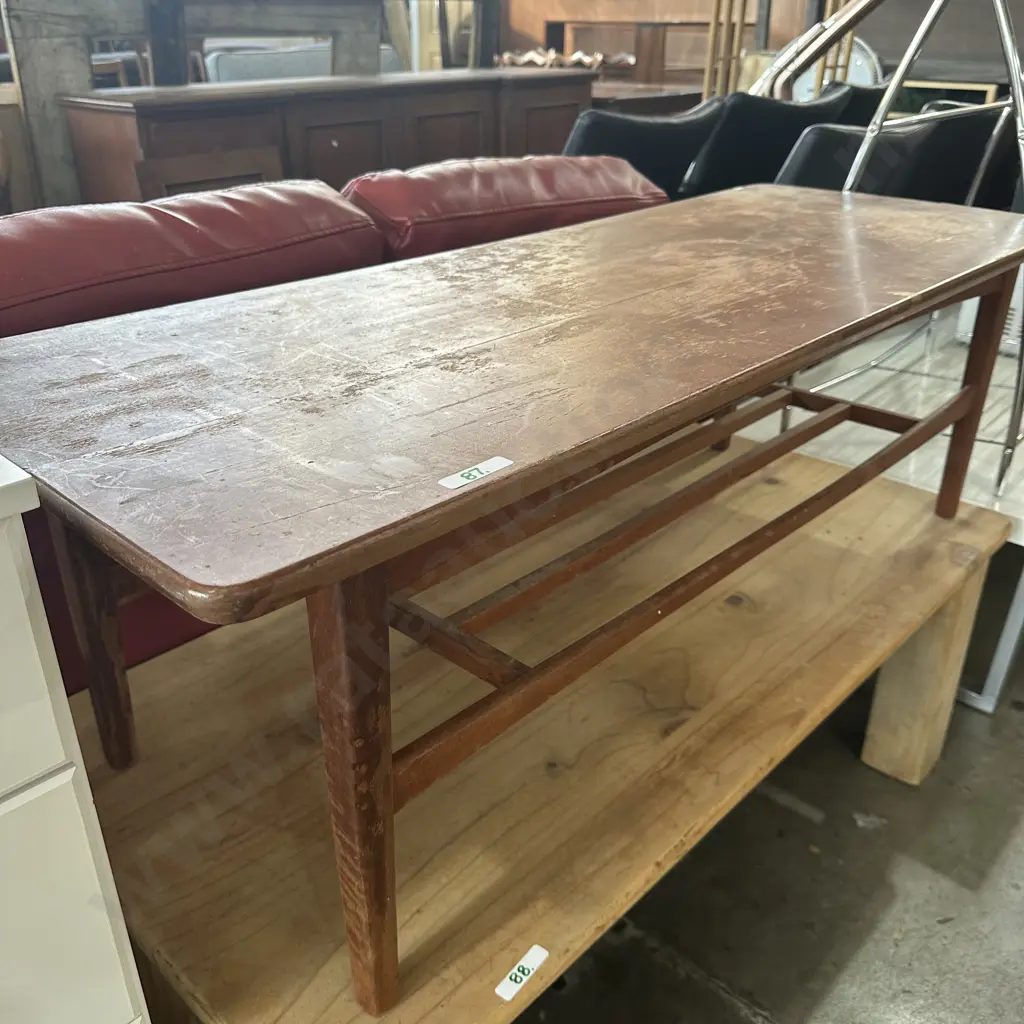 60s coffee table - needs restorer Image 1++