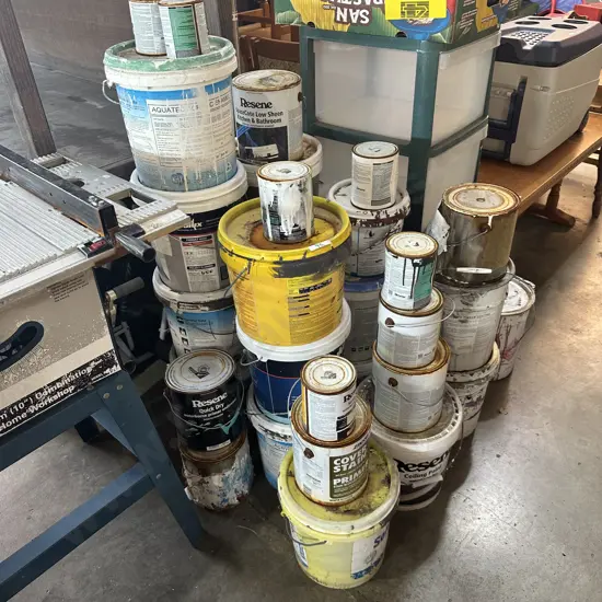 Large lot of paint