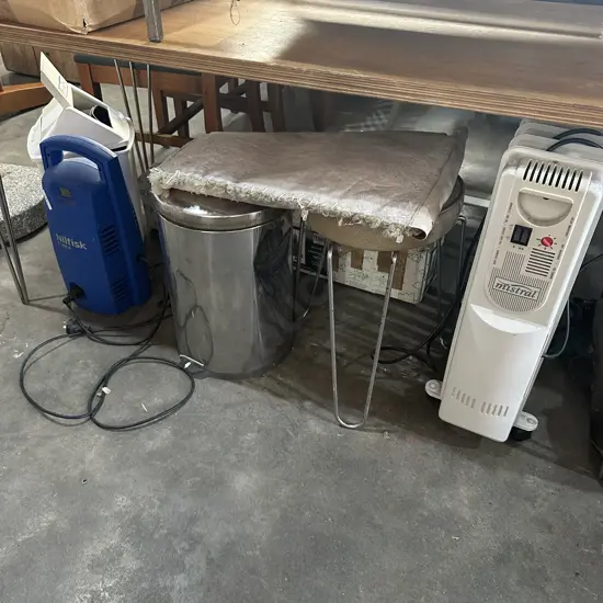 Water blaster parts, stool, heater etc