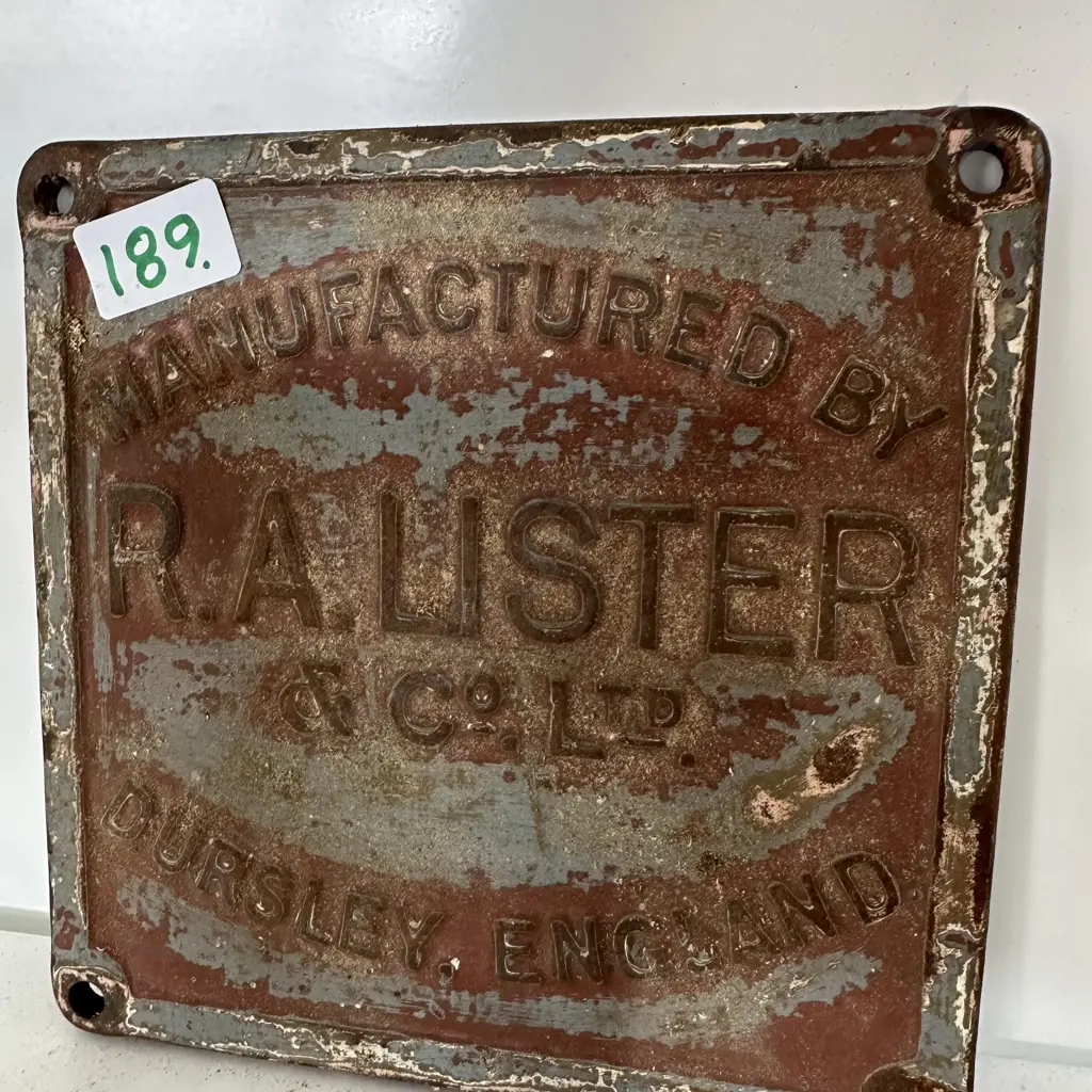 Cast iron plaque Image 1++