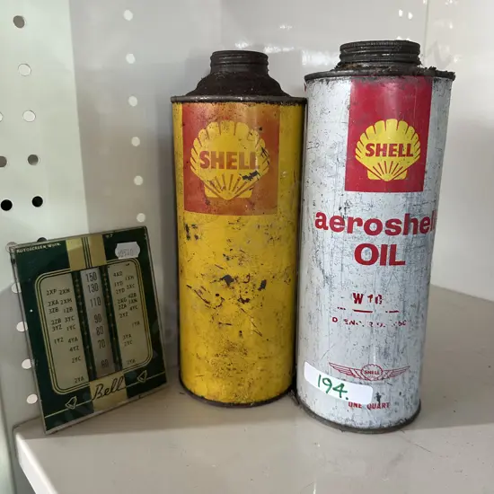 Shell tins etc
