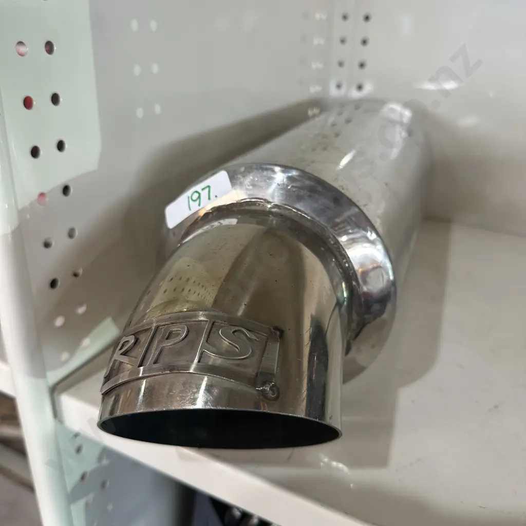 Large stainless RPS Used exhaust Image 1++