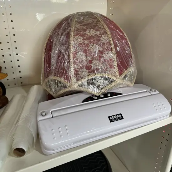 Light shade and bag sealer etc.