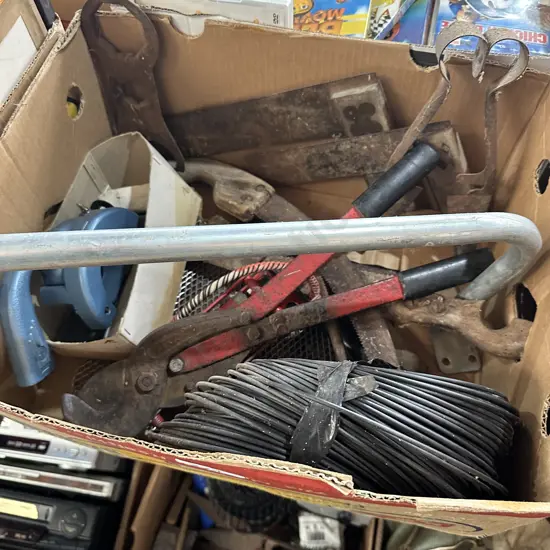 Cable cutters, old tools etc