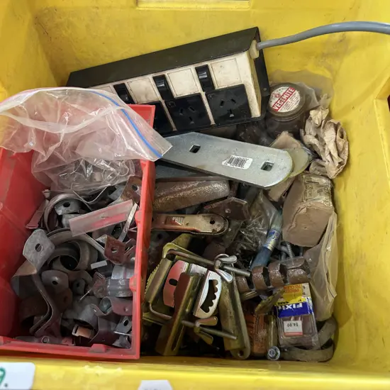 Bin of hardware