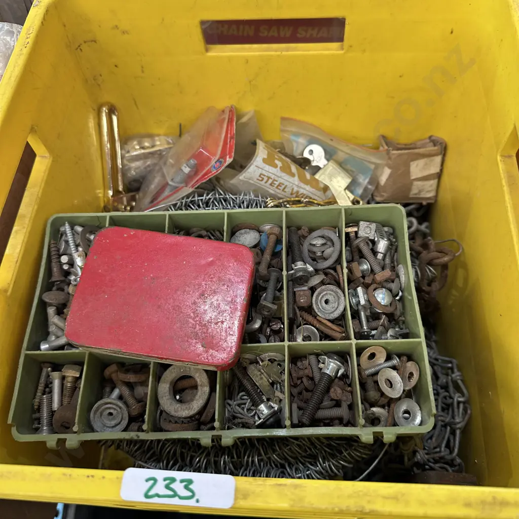 Bin of hardware Image 1++