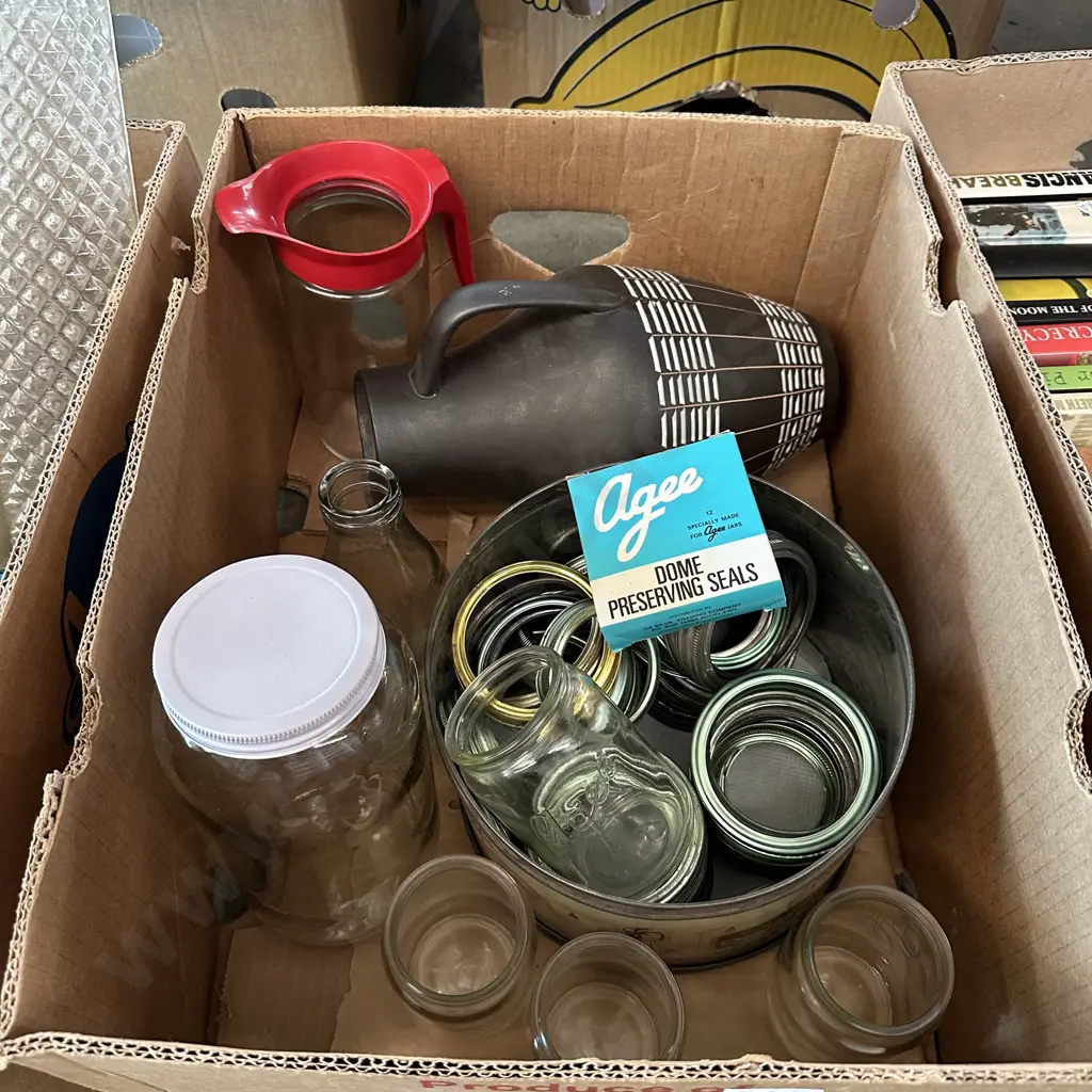 Agee jar seals and lids, vase etc. Image 1++