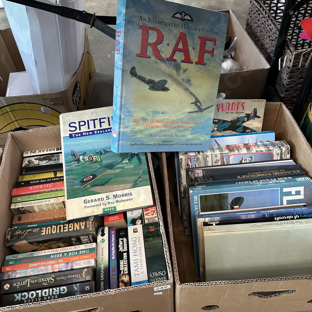 2 Boxes of books Image 1++