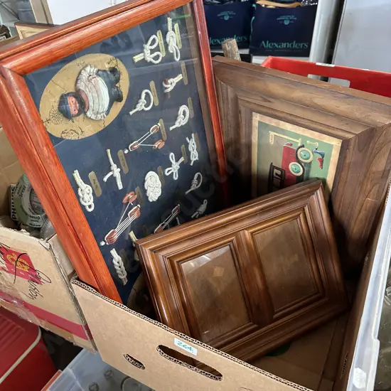 2 pictures and frame