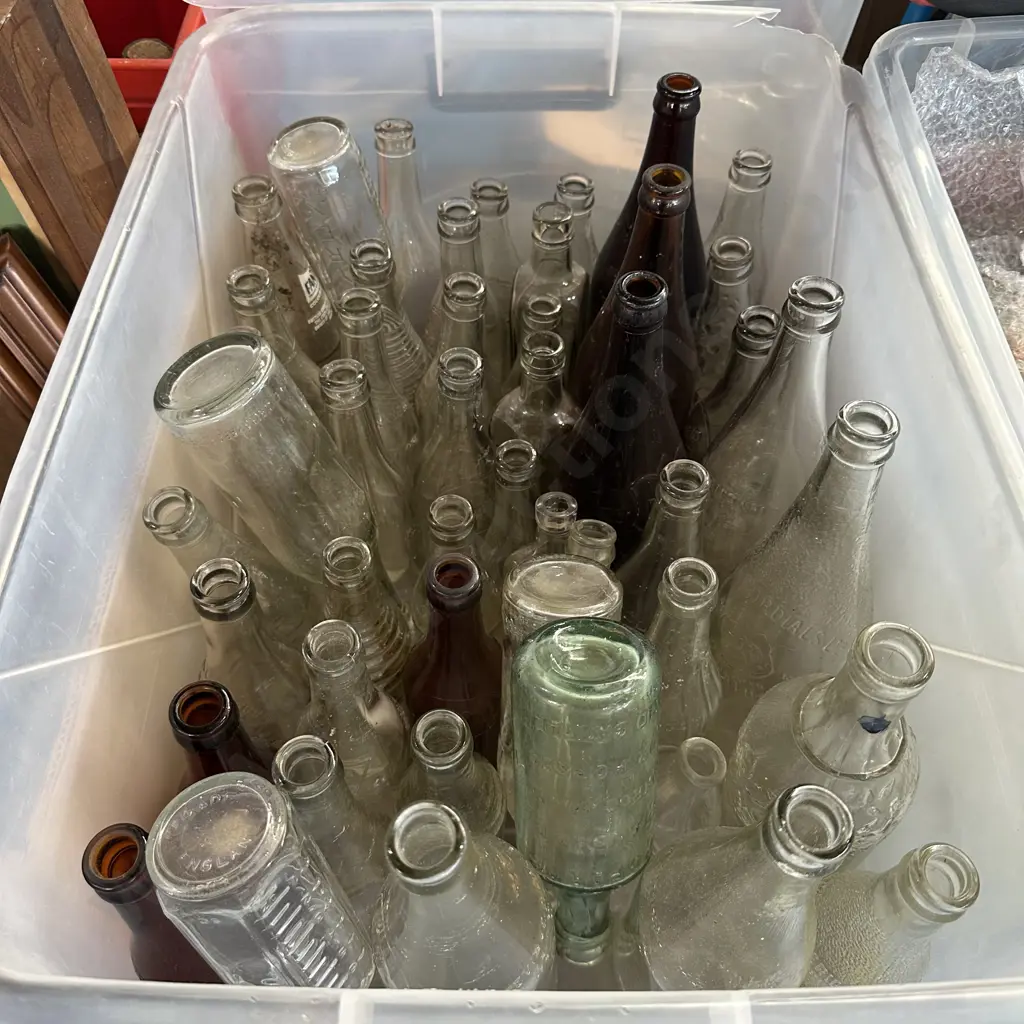 Bin of bottles Image 1++