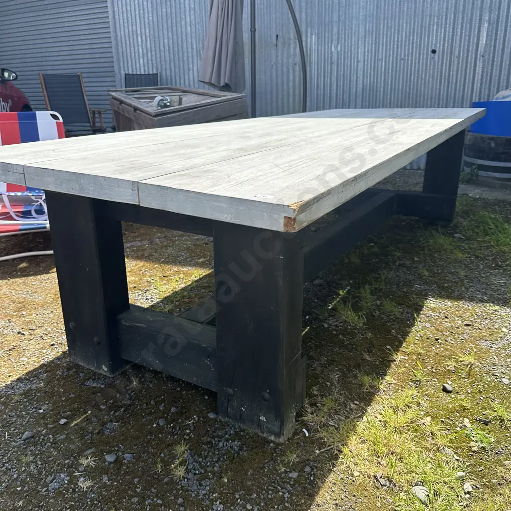 Bespoke solid  BBQ table 2800 x 1000 - Very impressive (more pics) Image 1++