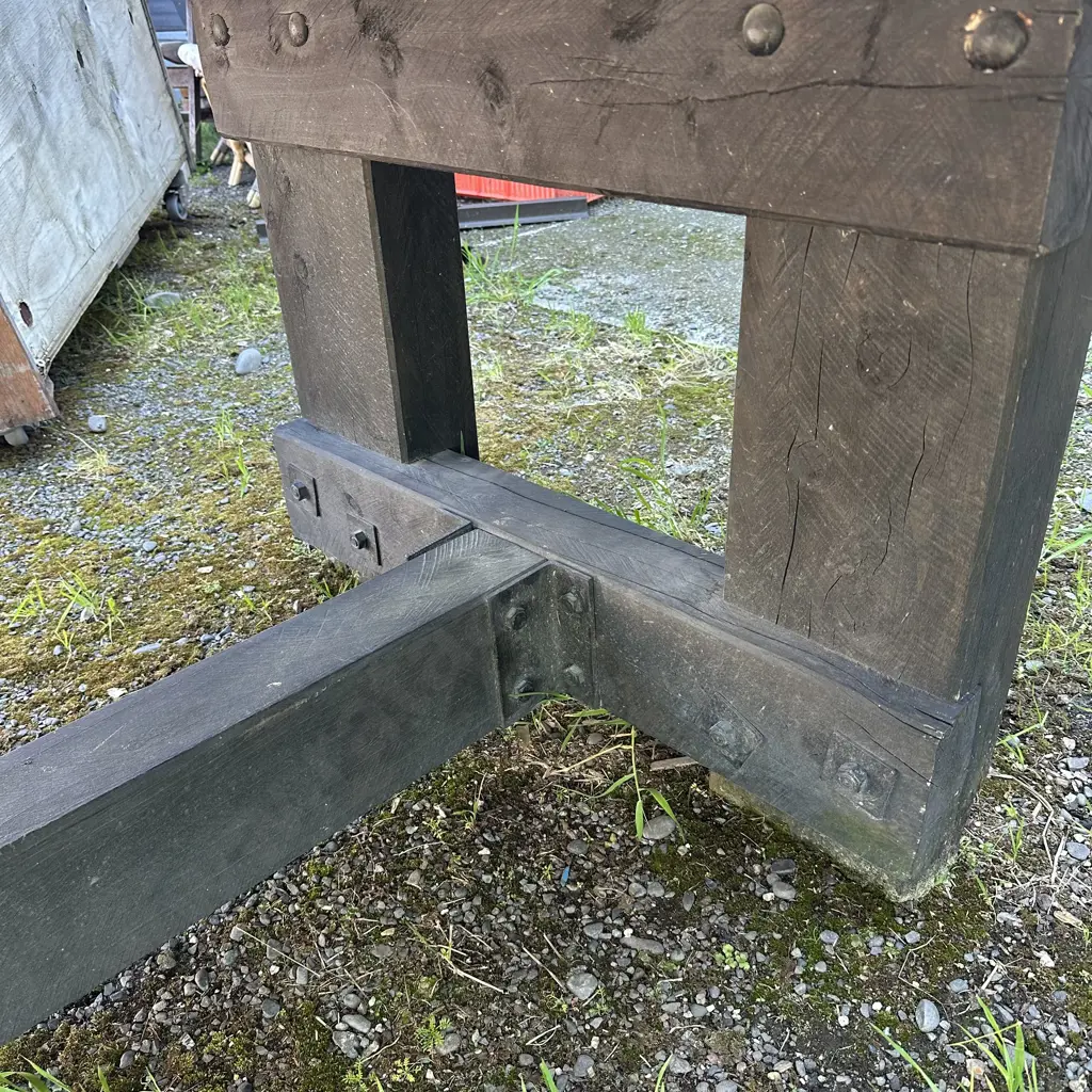 Bespoke solid  BBQ table 2800 x 1000 - Very impressive (more pics) Image 1++