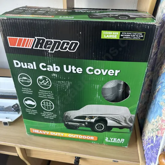 Large dual cab ute cover - excellent condition
