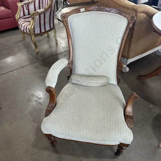Scottish grandfather chair - needs repair