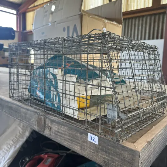 cage trap and rat traps