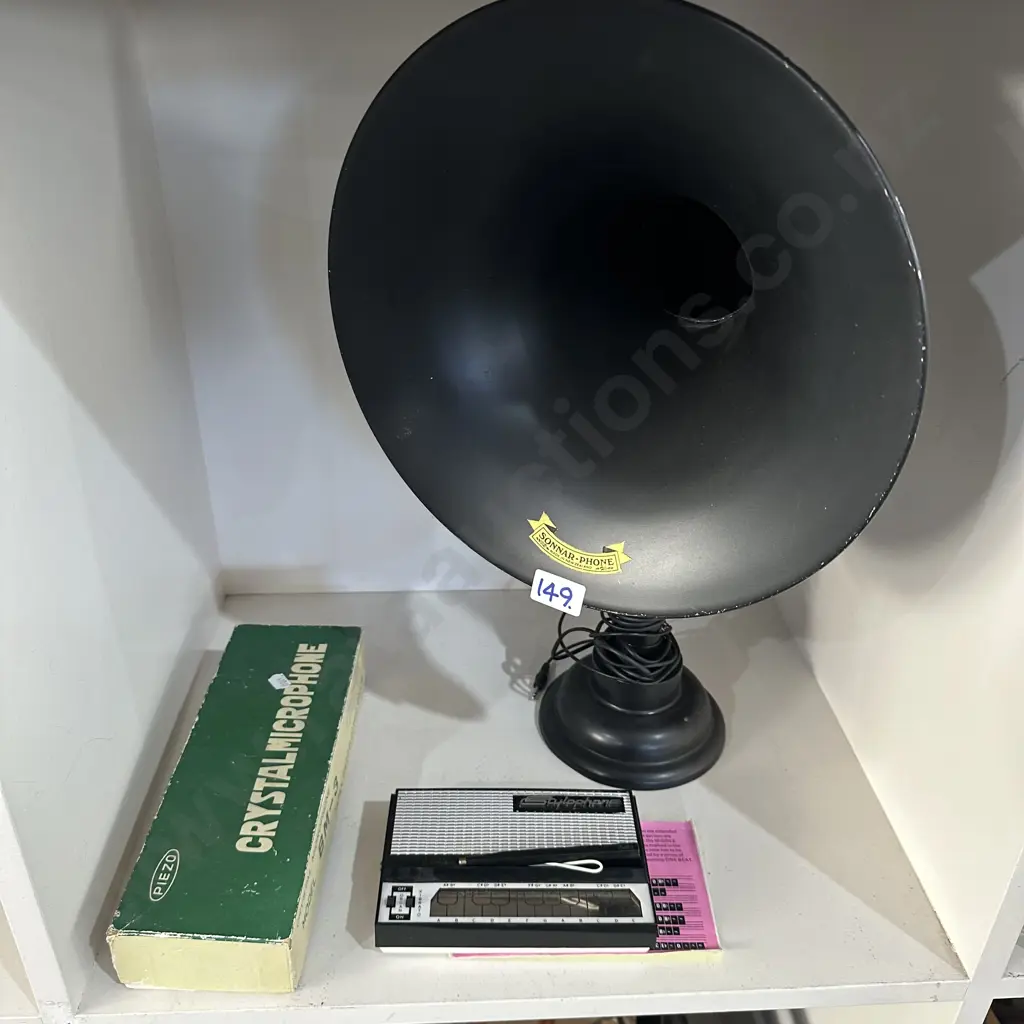 microphone, sonnar phone etc plus bin records Image 1++