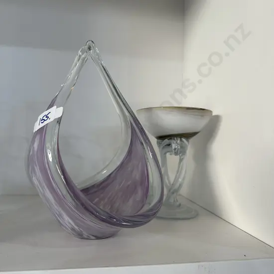 2pc art glass