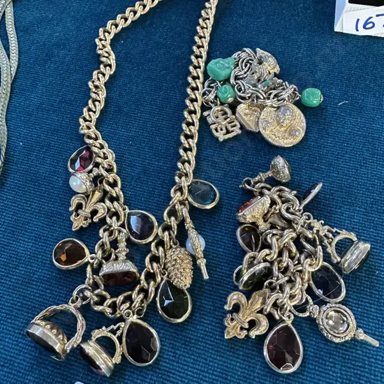 2 bracelets plus matching necklace