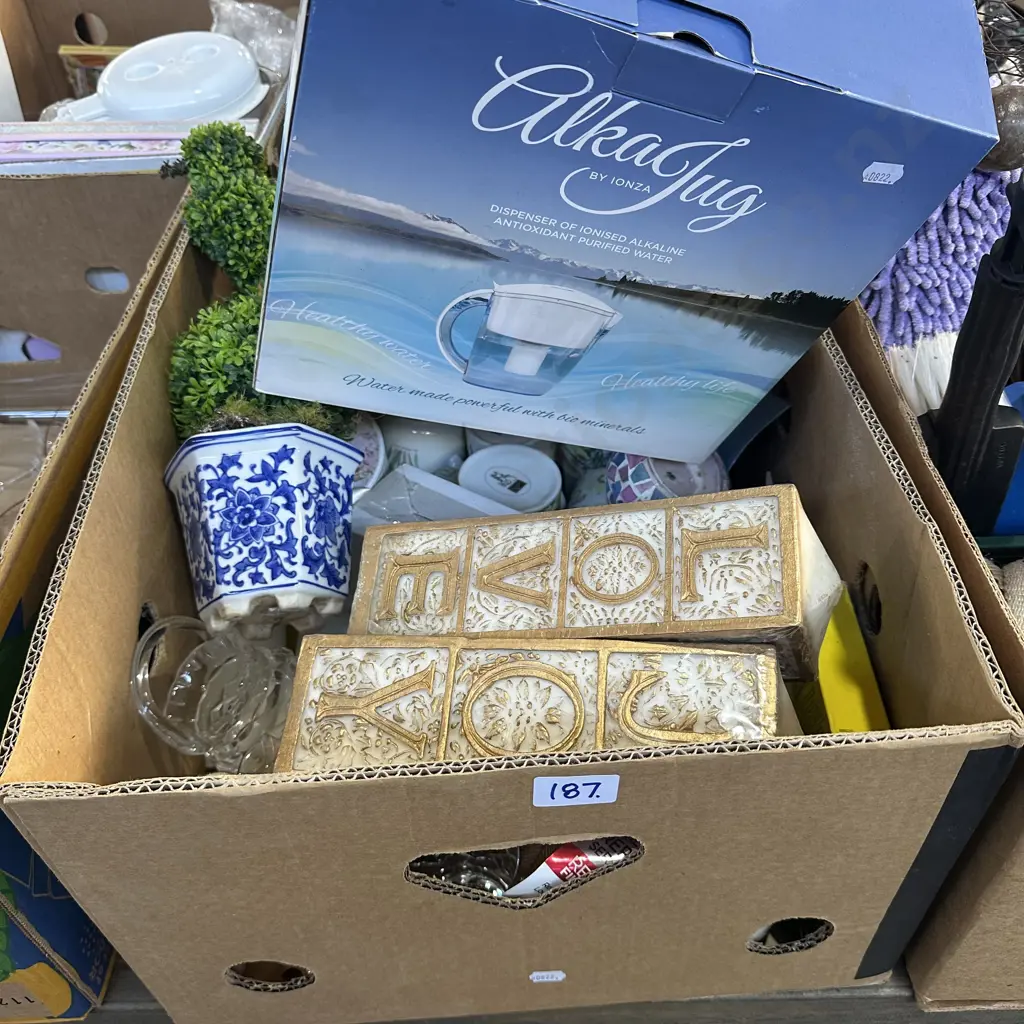 Candles and new water filter dispenser etc. Image 1++