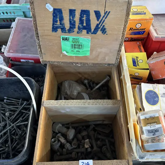 Bolts and nail boxes