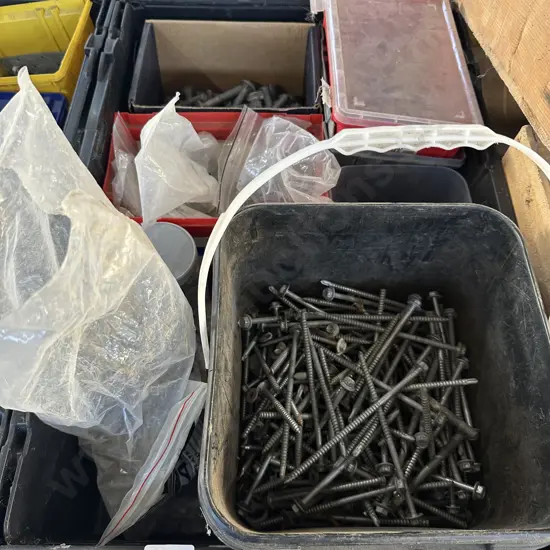 Bin of bolts etc.