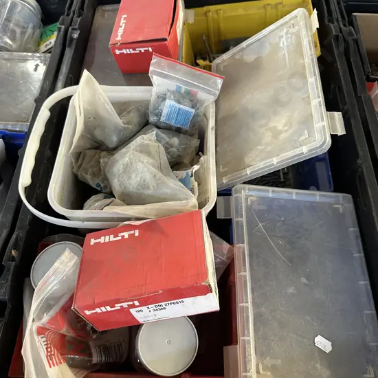 Nails and roofing screws etc.