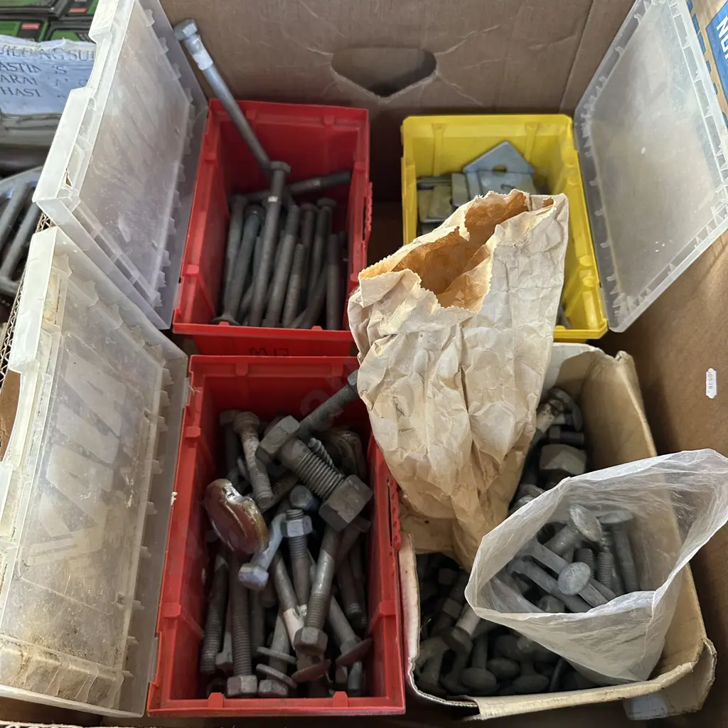Galvanized bolts and washers etc. Image 1++