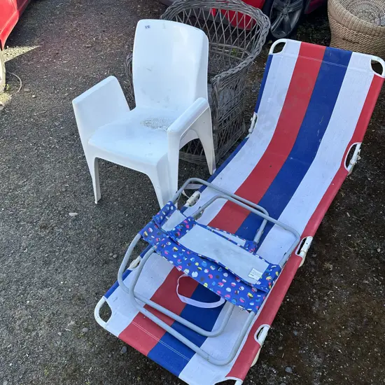 Lot of chairs and lounger