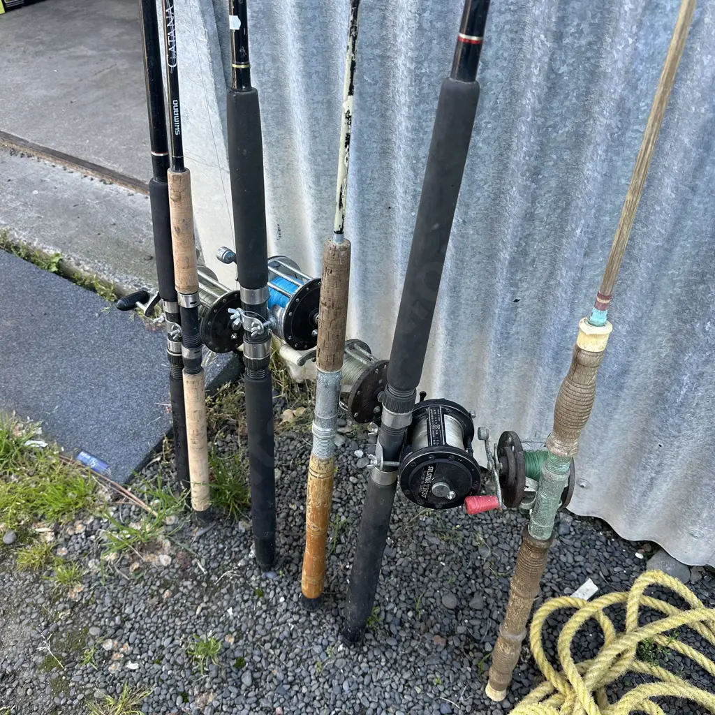 Rods and reels. Image 1++