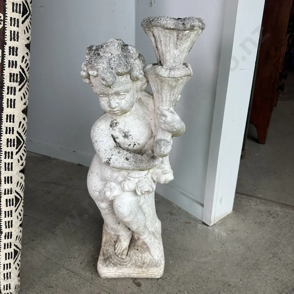 Concrete garden cherub 660mm Image 1++