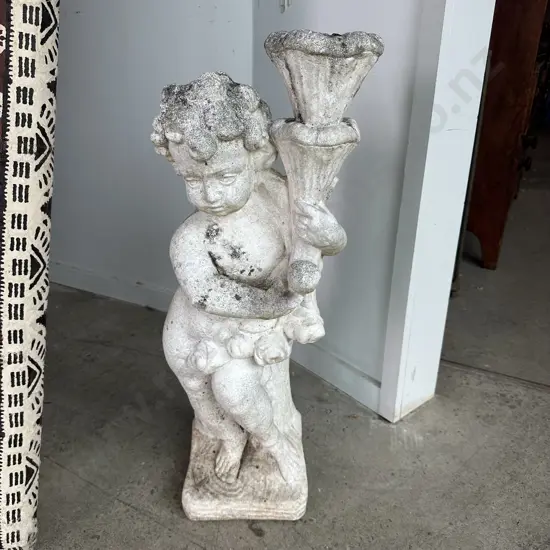 Concrete garden cherub 660mm