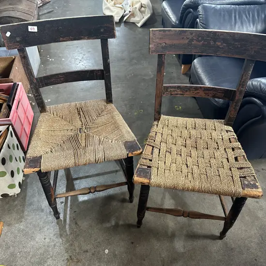 2 cottage chairs