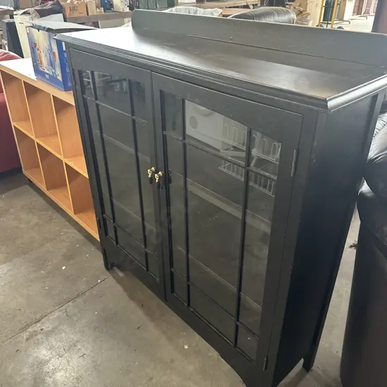 Restored oak display case