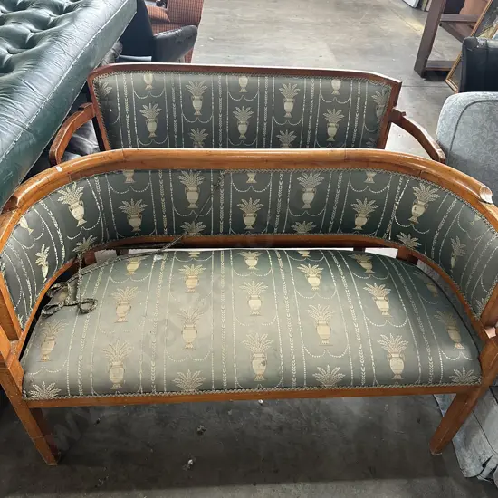 2 parlour sofas - borer