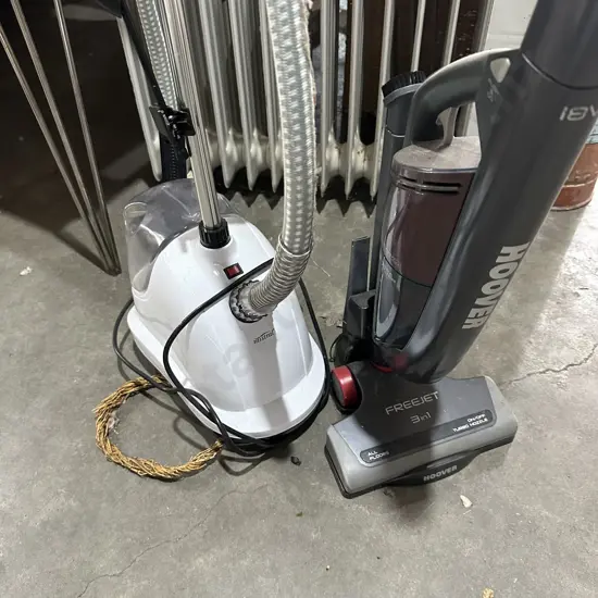 Steamer and stick vacuum