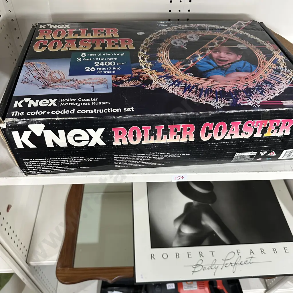 K'Nex roller coaster, mirror and print Image 1++