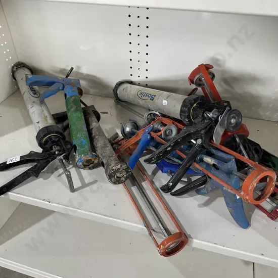 Lots of caulking guns