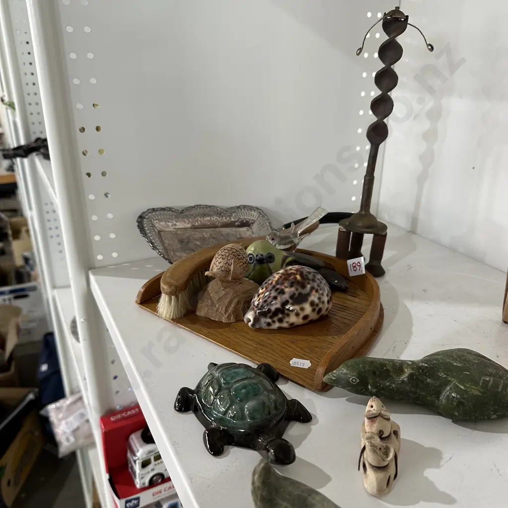 Collectables including miniature blue mountain Image 1++