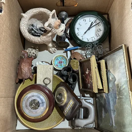 watches, pottery, barometer etc
