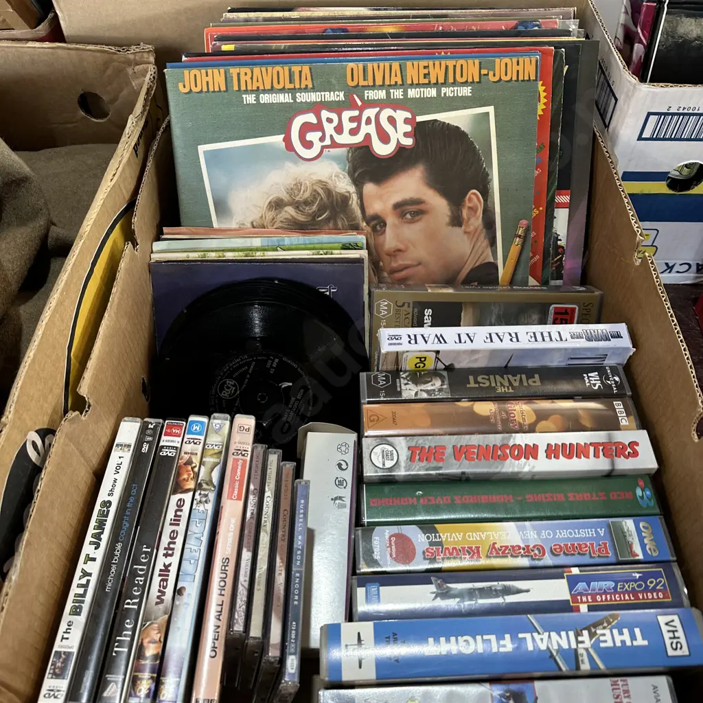 LPs, DVDs, VHS Image 1++