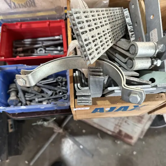 brackets and hinges etc