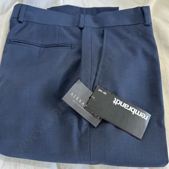 Rembrandt 100% wool trouser 84R/$299