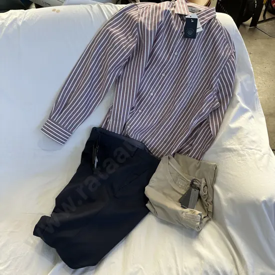 Shirt 43/$399 Tee XXL/$159 Pants 96/$179 onsale