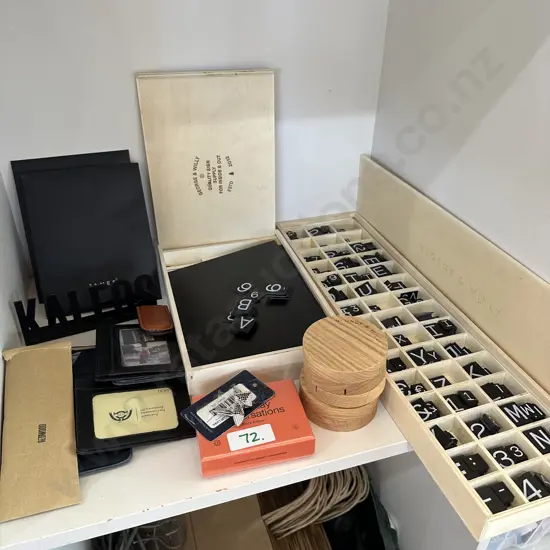 George & Willy signage sets etc