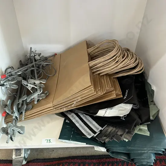 Packaging, hangers, bags