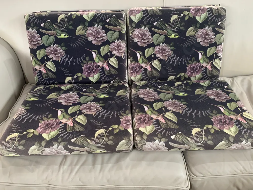 Wooden outdoor table & chairs plus the cushions in 2nd photo Image 1++