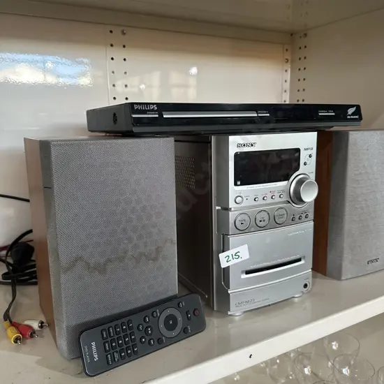 Sony midi system and DVD player